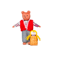 Набор шагающих кукол к сказке "Маша и медведь" - «globural.ru» - Дербент