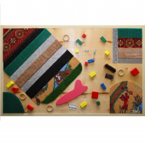 Тактильная панель с декоративными элементами «Материалы» - «globural.ru» - Дербент