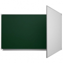 Доска аудиторная двухэлементная магнитная комбинированная эмалированная - «globural.ru» - Дербент