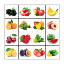 Тематическое поле-маршрутизатор «Фрукты и овощи» для мини-робота - «globural.ru» - Дербент