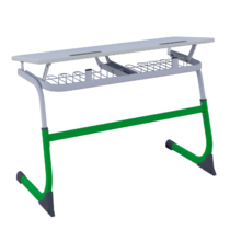Парта двухместная Smarty регулируемая по высоте с углом наклона столешницы - «globural.ru» - Дербент