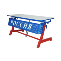 Стол ученический двухместный "Патриот-2п" на газовом лифте (р.гр. № 3-7 и наклоном столешницы ) - «globural.ru» - Дербент