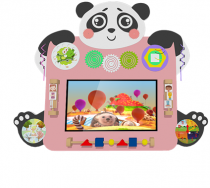 Настенный интерактивный комплекс бизиборд "Панда" - «globural.ru» - Дербент