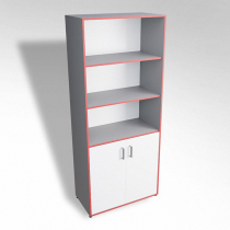 Шкаф широкий открытый с закрытой тумбой ТР2 ЛДСП - «globural.ru» - Дербент