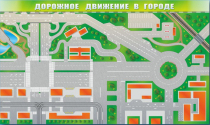 Доска магнитно-маркерная панорамная "Дорожное движение в городе" - «globural.ru» - Дербент
