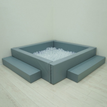 Сухой бассейн с шариками и RGB-подсветкой 140х140 см - «globural.ru» - Дербент