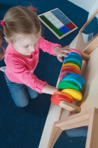 Тактильно-развивающая панель «Цветные круги» (вариант 1) - «globural.ru» - Дербент