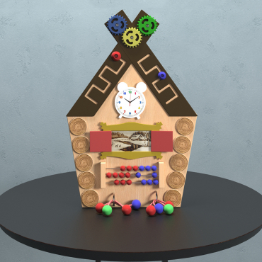 Бизиборд "Сказочный теремок" - «globural.ru» - Дербент