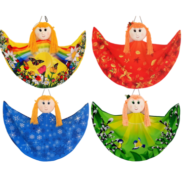 Набор кукол платковых "Времена года" 4 штуки - «globural.ru» - Дербент