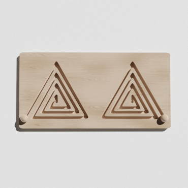 Такт-панель "Треугольный лабиринт №14" - «globural.ru» - Дербент