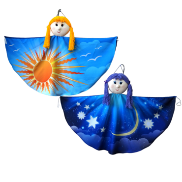 Набор кукол платковых "День - Ночь" 2 штуки - «globural.ru» - Дербент