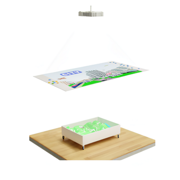 Интерактивный комплекс 3 в 1 с функцией двух видов интерактивного пола и песочницы - «globural.ru» - Дербент