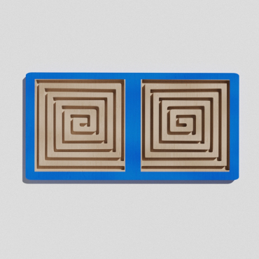 Такт-панель "Синий лабиринт № 3" - «globural.ru» - Дербент