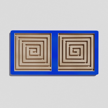 Такт-панель "Синий лабиринт №4" - «globural.ru» - Дербент