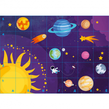 Тематическое поле-маршрутизатор «Космос» для мини-робота Bee-Bot - «globural.ru» - Дербент