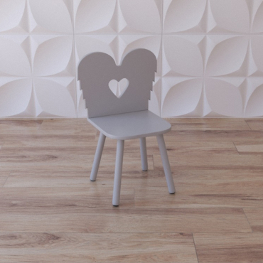 Стул «Ангельское сердечко» белый - «globural.ru» - Дербент
