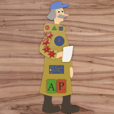 Бизиборд "Почтальон Печкин" - «globural.ru» - Дербент