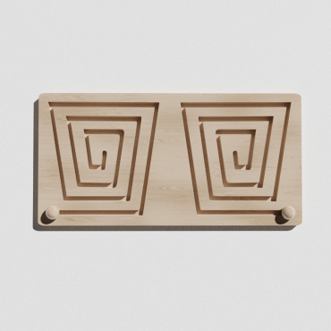 Такт-панель "Лабиринт-трапеция №5" - «globural.ru» - Дербент