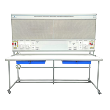 Учебный комплект лабораторного оборудования «Рабочее место электромонтажника» исполнение стендовое, монтажная панель - «globural.ru» - Дербент