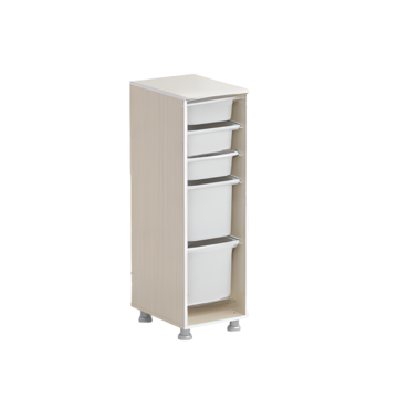 Стеллаж с лотками Робик 001 (дуб молочный) - «globural.ru» - Дербент