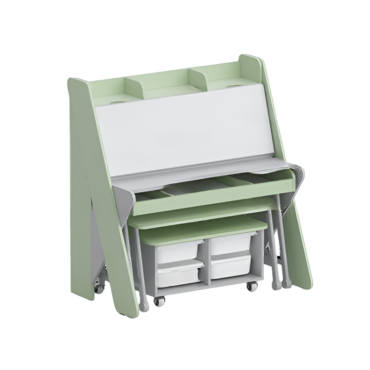 Набор мебели «Конструкторское бюро» (серый/фисташковый) - «globural.ru» - Дербент