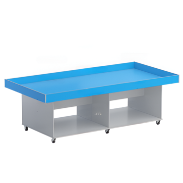 Стол для робототехники с полками (серый/синий) - «globural.ru» - Дербент