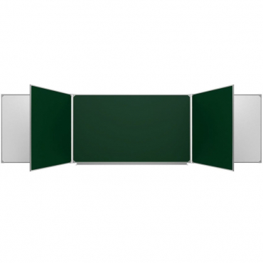 Доска аудиторная пятиэлементная магнитная комбинированная полимерная - «globural.ru» - Дербент