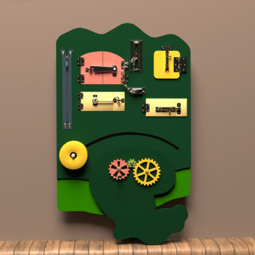 Бизиборд "Зелёная лапа" - «globural.ru» - Дербент