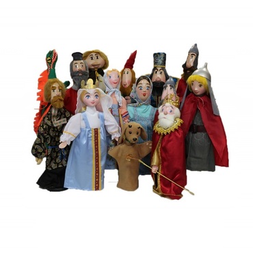 Комплект театральных кукол "Никита Кожемяка и Змей Горыныч" - «globural.ru» - Дербент