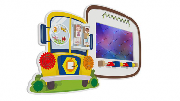 Настенный интерактивный комплекс "Бизиборд Автобус" - «globural.ru» - Дербент