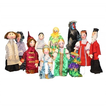 Комплект театральных кукол "Аленький цветочек" - «globural.ru» - Дербент