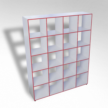 Шкаф открытый многосекционный ТР20 ЛДСП - «globural.ru» - Дербент