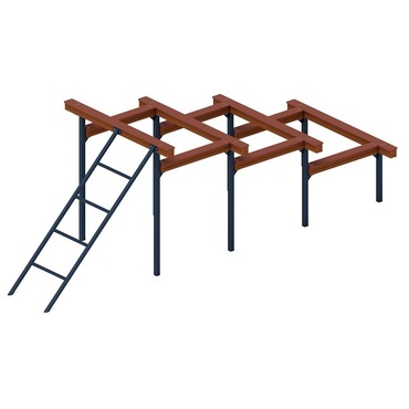 Элементы полосы препятствий "Разрушенная лестница" - «globural.ru» - Дербент